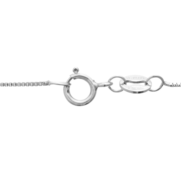 0.5ct Diamond Pendant 14k White Gold Hook