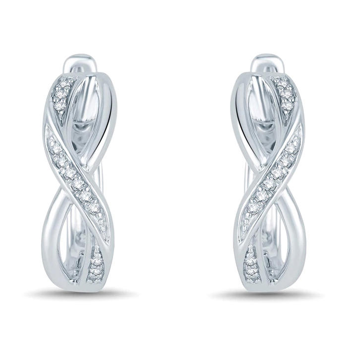 Asym Infinity Loop Earrings